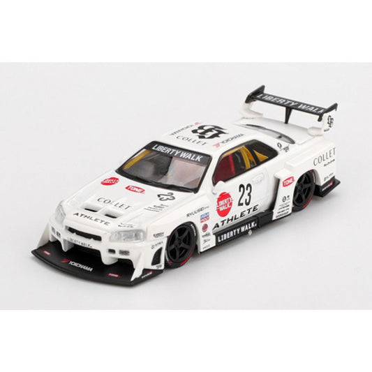 MINI GT 1/64 Nissan LB-ER34 Super Silhouette ATHLETE/COLLET(右ハンドル)