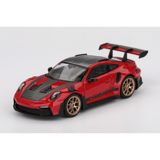 MINI GT 1/64 ポルシェ 911(992) GT3 RS ヴァイザッハパッケージ ガーズレッド(左ハンドル)