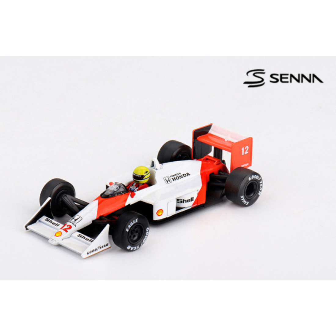 MINI GT 1/64 マクラーレン MP4/4 日本グランプリ 1988 優勝車 #12 アイルトン・セナ