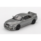 再入荷 MINI GT 1/64 Nissan スカイライン GT-R ダークメタルグレー(NISMO BCNR33 CRS バージョン)(右ハンドル)