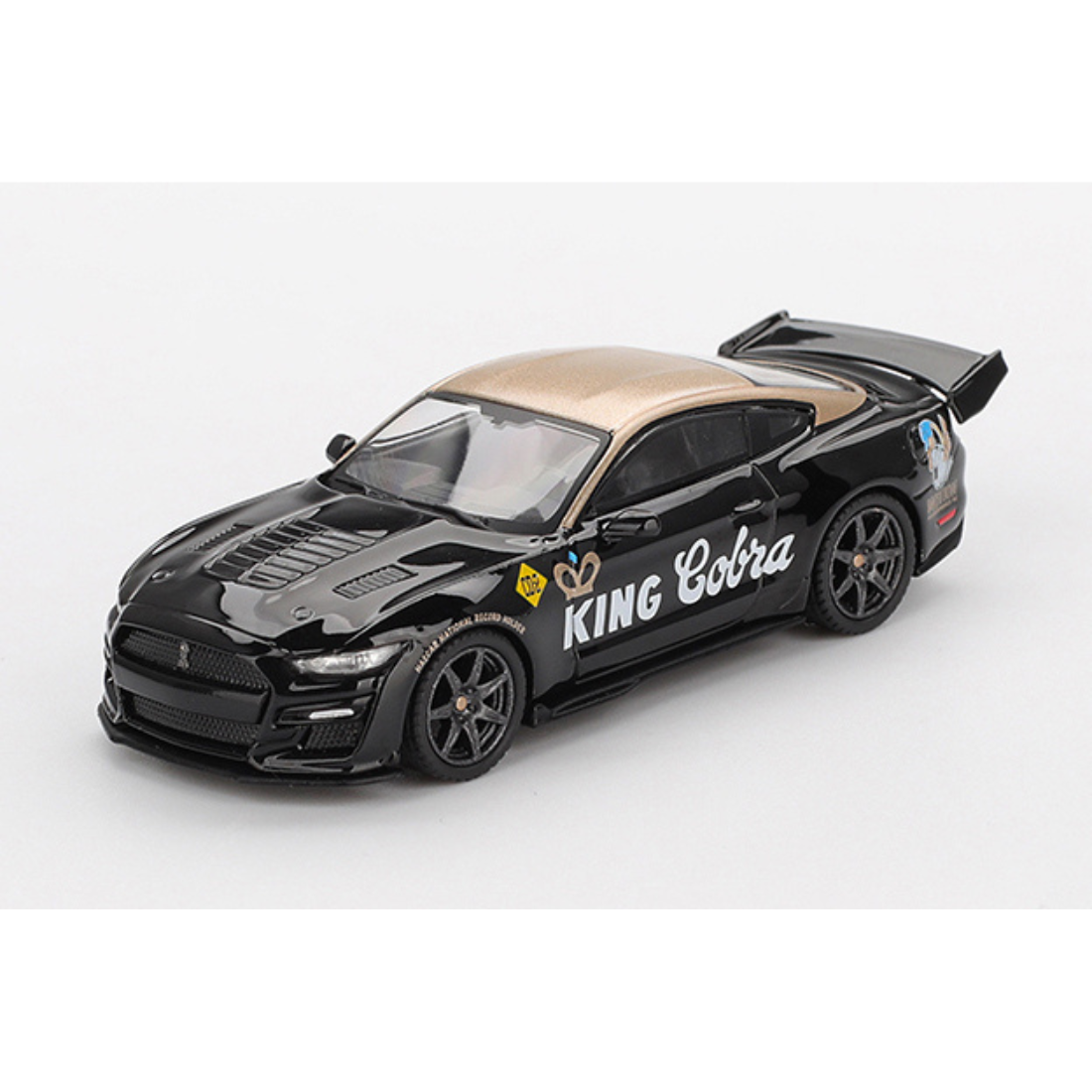 MINI GT 1/64 シェルビー GT500 ドラゴンスネーク コンセプト ブラック/ゴールド(左ハンドル)