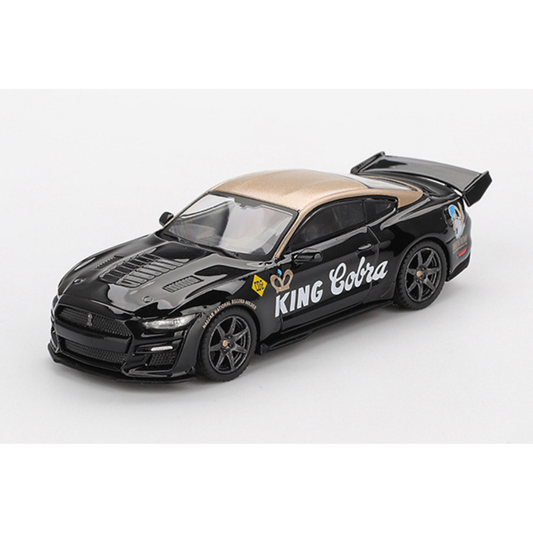 MINI GT 1/64 シェルビー GT500 ドラゴンスネーク コンセプト ブラック/ゴールド(左ハンドル)