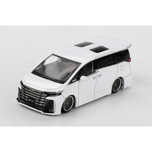 MINI GT 1/64 Toyota ヴェルファイア 40 KUHL ホワイト(右ハンドル)