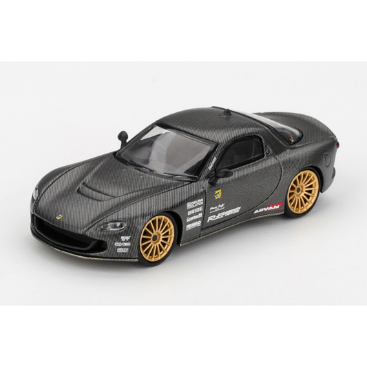 MINI GT 1/64 マツダ RX-7 RE雨宮 マツキヨ 刻 3ローター NA-7 チューニングカー部門 最優秀賞 東京オートサロン 2025(右ハンドル)