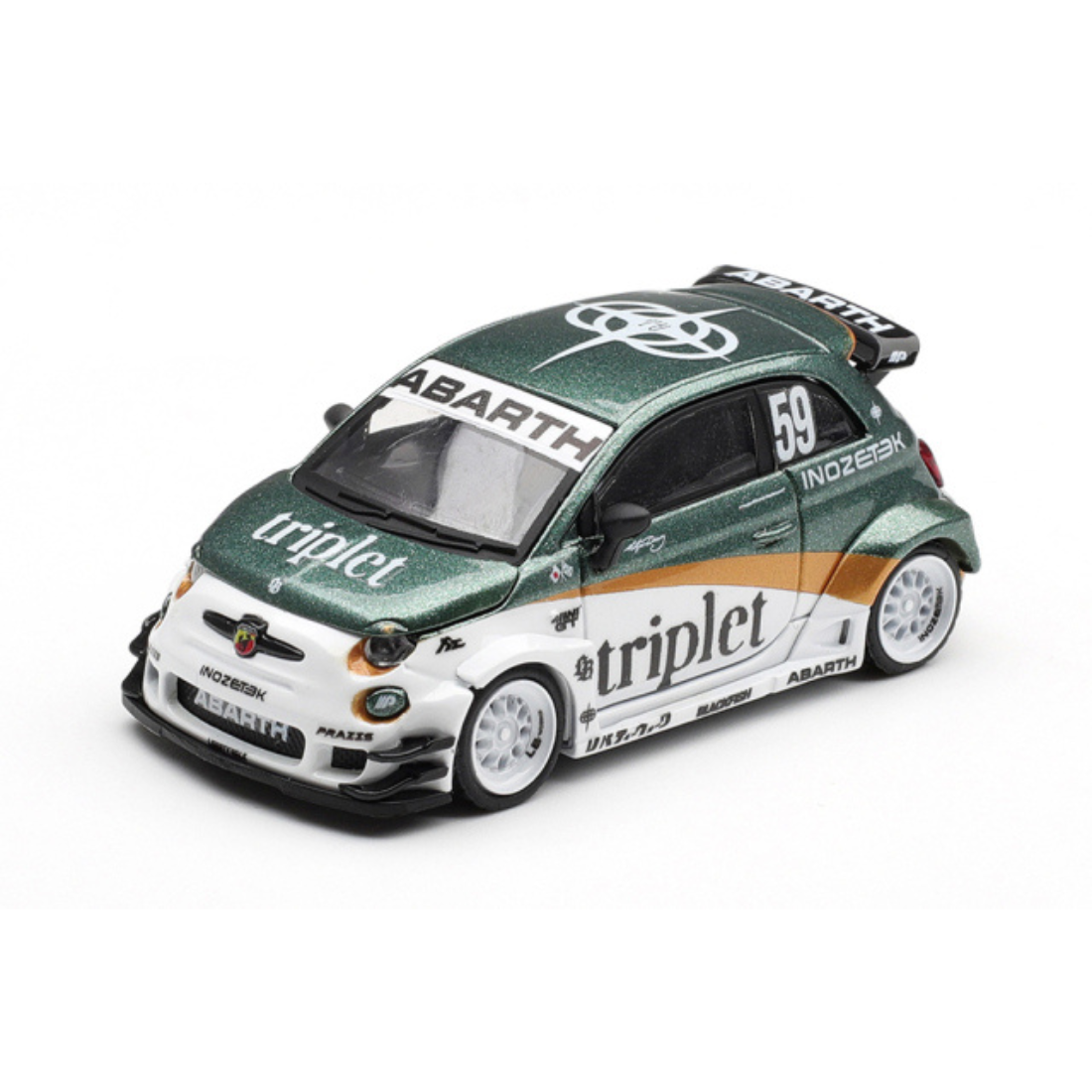 MINI GT 1/64 アバルト 595 LB-WORKS TY Edition(右ハンドル)