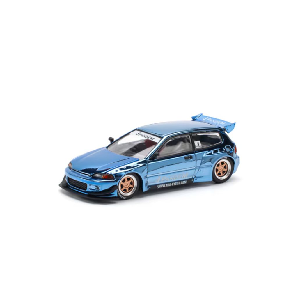 POP RACE 1/64 PANDEM CIVIC EG6 - ブルークロム
