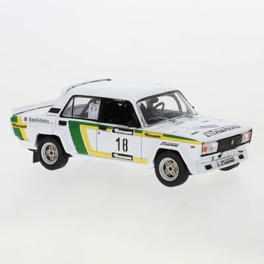 ixo 1/43 ラーダ 2105 VFTS 1986年Barum Tribec Rallye #18 V.Blahna/P.Schovanek