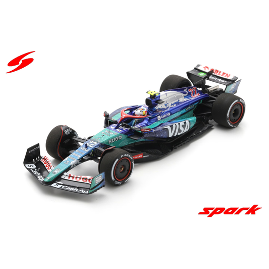 Spark 1/43 Visa Cash App RB F1 Team VCARB 01 No.22 Visa Cash App RB F1 Team 9th Las Vegas GP 2024 Yuki Tsunoda