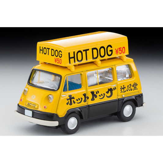 トミカリミテッドヴィンテージ 1/64 スバル サンバー ライトバン ホットドッグ屋（黄／黒）フィギュア付