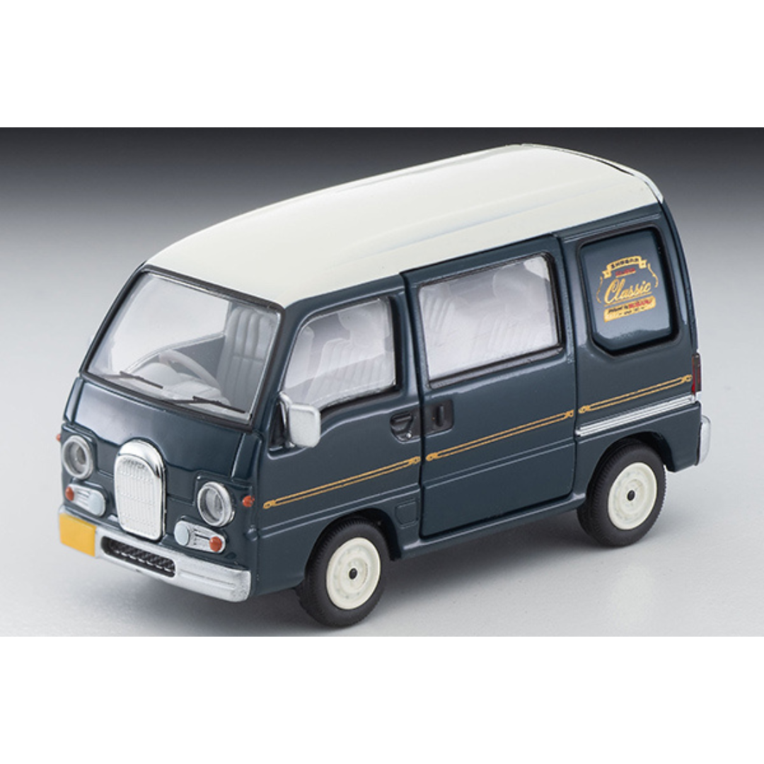 トミカリミテッドヴィンテージ 1/64 スバル サンバー ディアス クラシック 94年式（紺／白）