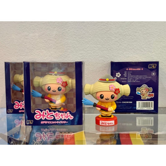 ACTCAR 限定生産 水戸市マスコットキャラクター「みとちゃん」　消防士PVCフィギュア　約8.5cm