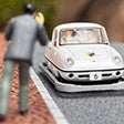 TOMICA LIMITED VINTAGE 1/64 こどもの国×TLV ダットサン ベビイ  6号車 (白) フィギュア付/1/64 tomica LIMITED VINTAGE TOMYTEC KODOMO NO KUNI DATSUN BABY