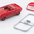 TOMICA LIMITED VINTAGE TOMYTEC 1/64 こどもの国×TLV ダットサン ベビイ レストア車 (赤) フィギュア付/1/64 tomica LIMITED VINTAGE TOMYTEC KODOMO NO KUNI DATSUN BABY