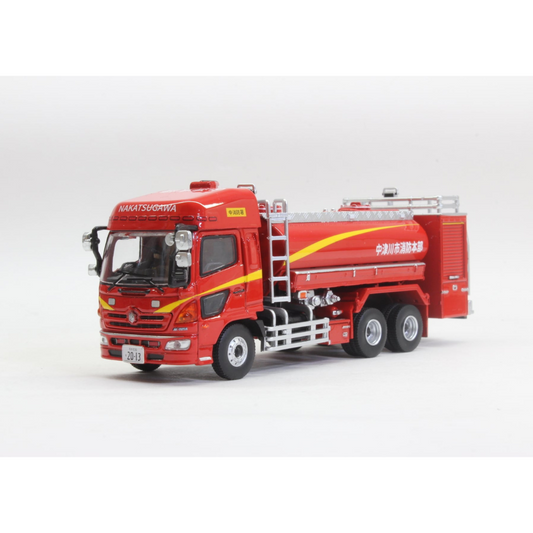 ACTCAR 1/64スケール 岐阜県中津川市消防本部 大型水槽車（ハイルーフ） 隊員フィギュア付 限定生産品250台