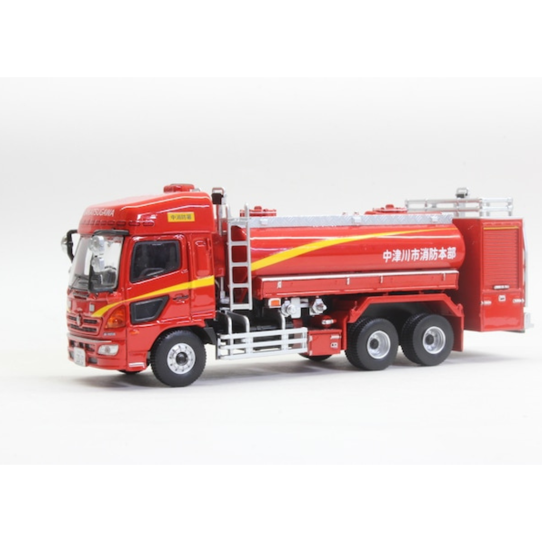 ACTCAR 1/64スケール 岐阜県中津川市消防本部 大型水槽車（ハイルーフ） 隊員フィギュア付 限定生産品250台
