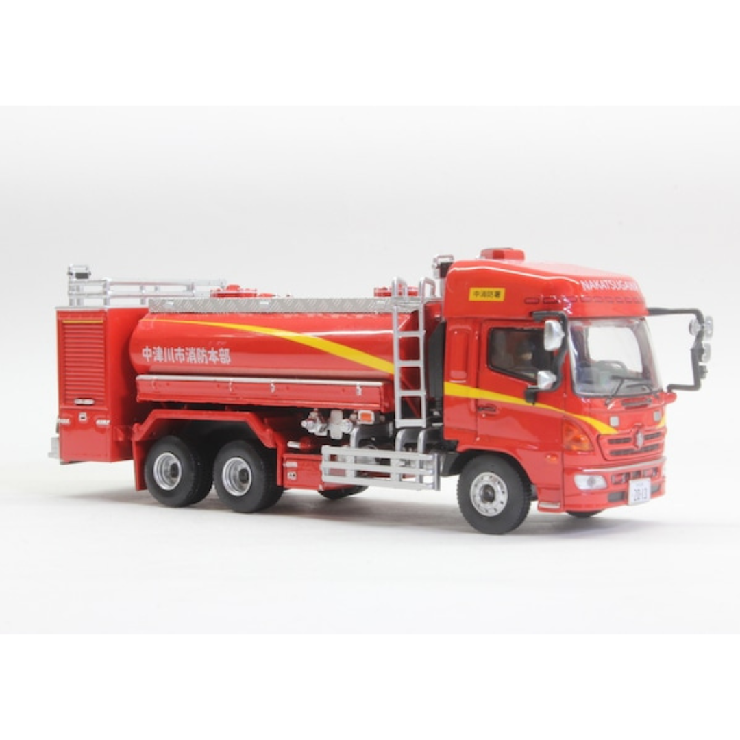 ACTCAR 1/64スケール 岐阜県中津川市消防本部 大型水槽車（ハイルーフ） 隊員フィギュア付 限定生産品250台