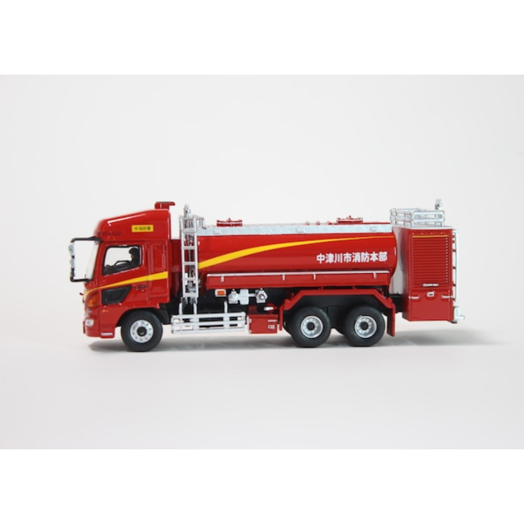 ACTCAR 1/64スケール 岐阜県中津川市消防本部 大型水槽車（ハイルーフ） 隊員フィギュア付 限定生産品250台