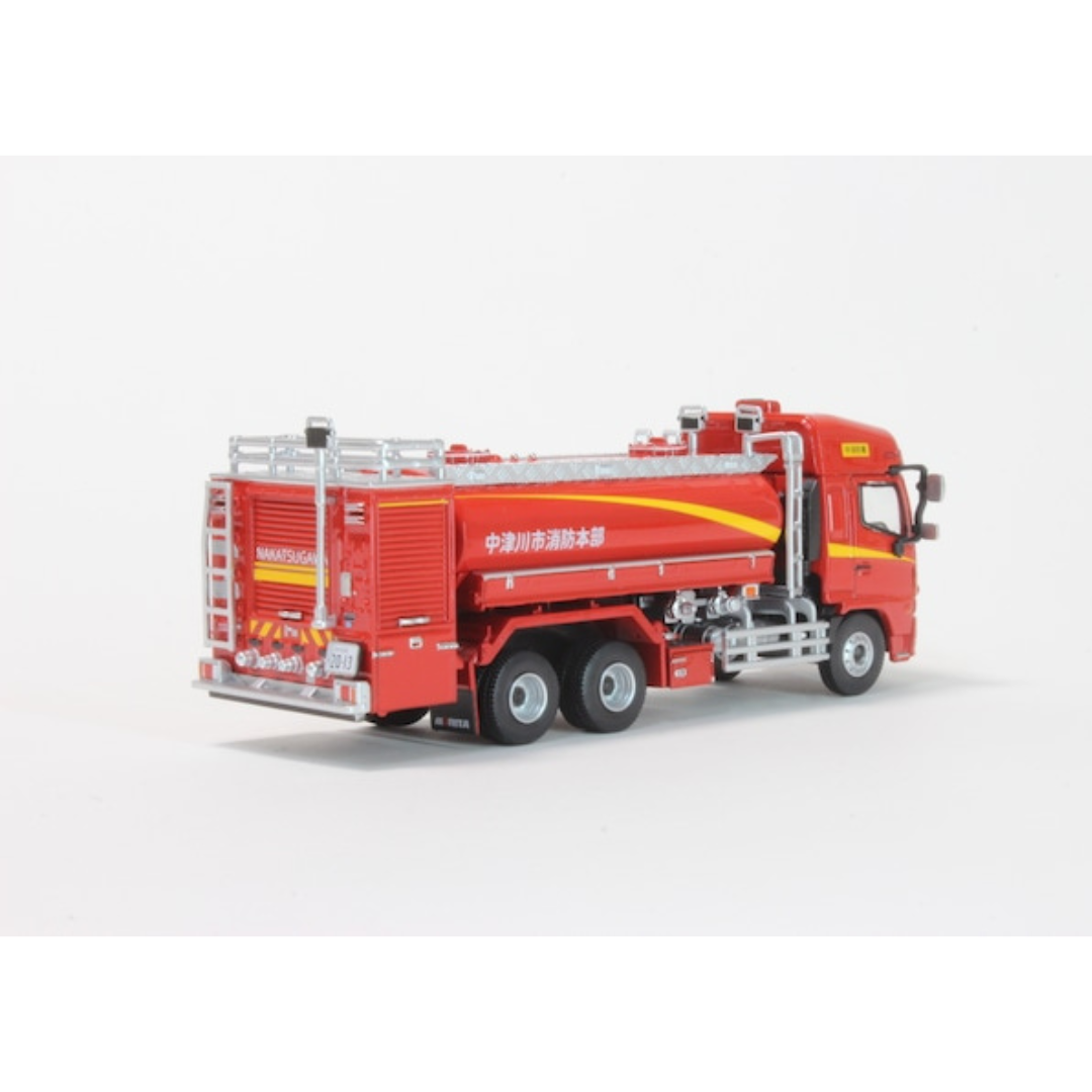 ACTCAR 1/64スケール 岐阜県中津川市消防本部 大型水槽車（ハイルーフ） 隊員フィギュア付 限定生産品250台