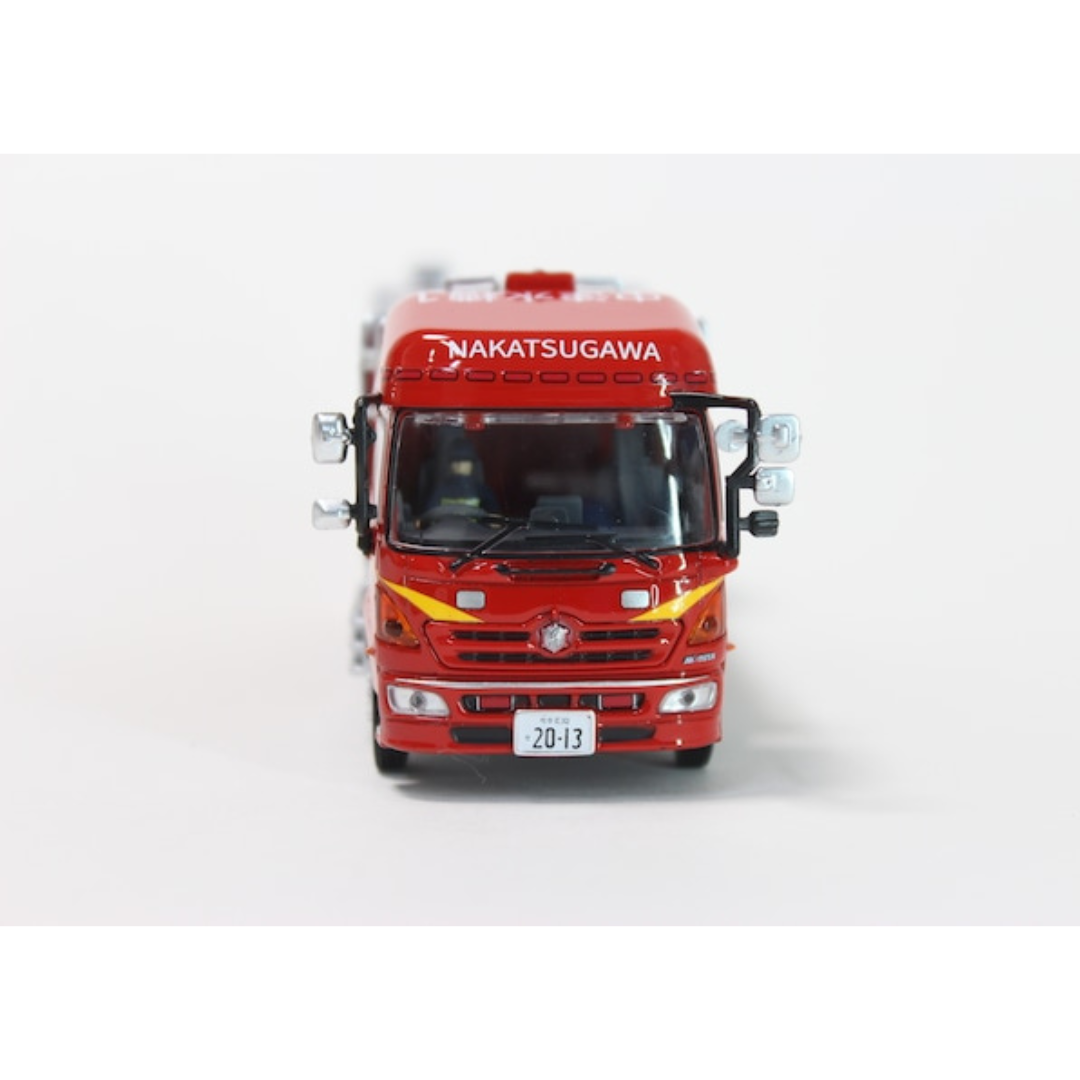 ACTCAR 1/64スケール 岐阜県中津川市消防本部 大型水槽車（ハイルーフ） 隊員フィギュア付 限定生産品250台